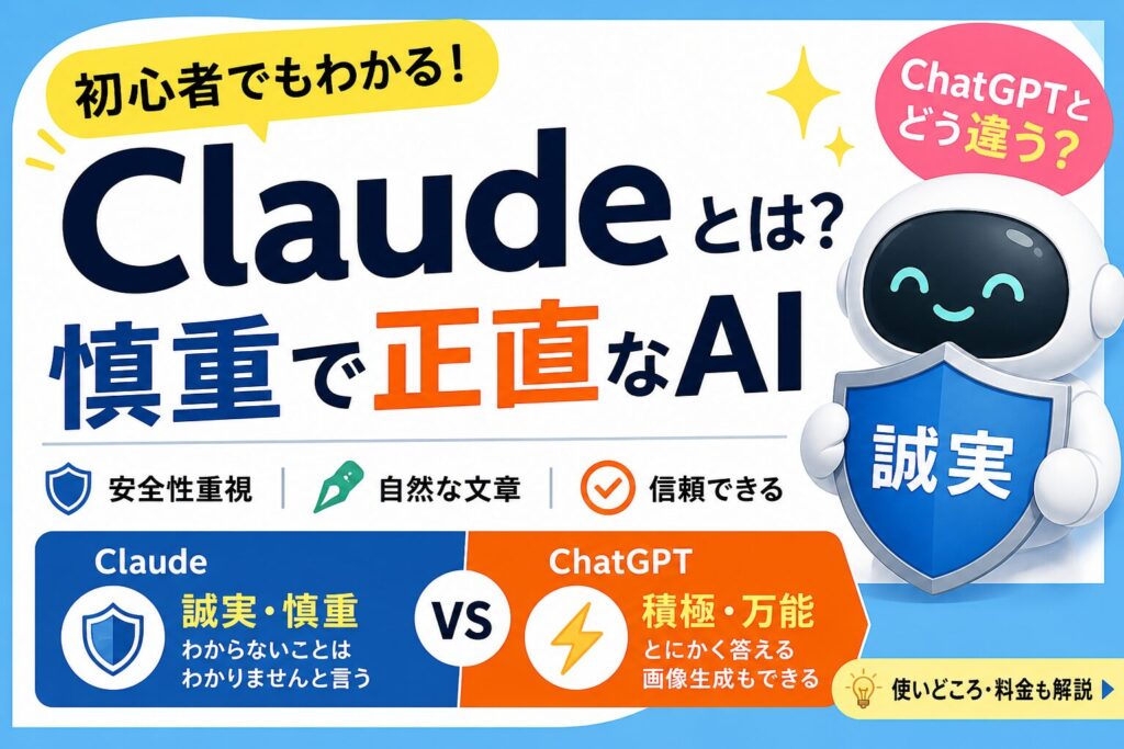 ChatGPTとどう違う？Claudeの特徴と使い方を正直にレポートします